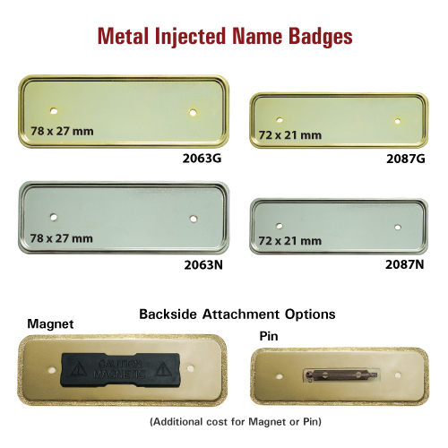 Badges in Metal Injected